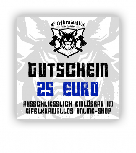 Krawallo Shop  Gutschein - 25 EUR